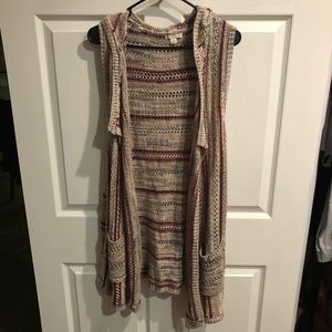 Sweater Vest w/ hood